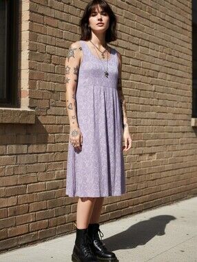 Vintage K Studio Sleeveless Texture Y2K in Lavender.